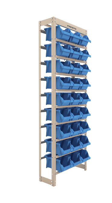 Estante kit prática 27/5 azul 